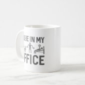 Mug Je serai dans mon bureau (Devant gauche)