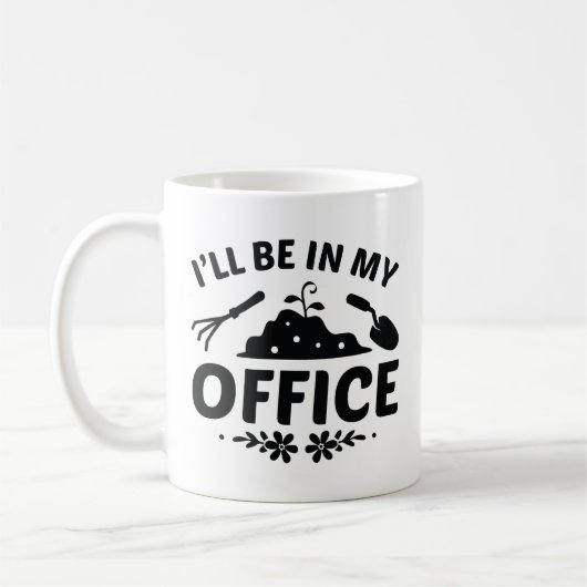 Mug Je serai dans mon bureau (Gauche)