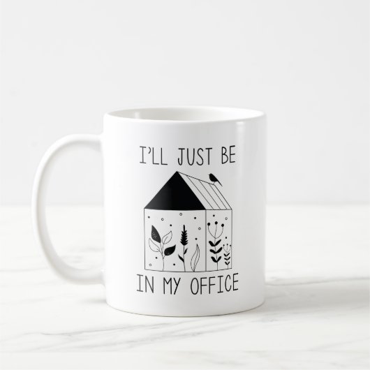 Mug Je serai dans mon bureau (Gauche)
