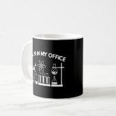 Mug Je Serai Dans Mon Bureau Chimie Science Enseignant (Devant gauche)