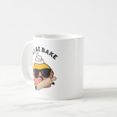 Mug Je serai drôle Cupcake Pun de gâteau (Devant gauche)