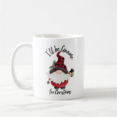 Mug Je serai Gnome pour Noël Fun Holiday (Gauche)