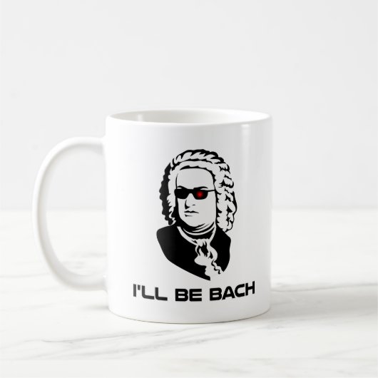 Mug Je serai Johann Sebastian Bach (Gauche)