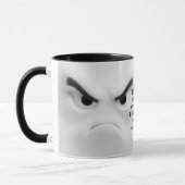 Mug Je serais à la retraite ! Ajouter un nom Message, (Gauche)