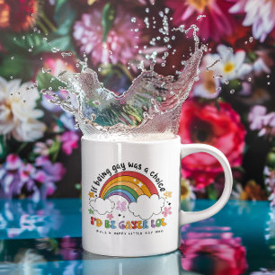 Mug Je Serais Plus Gay   Monogramme de Fierté de la Li