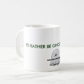Mug Je SERAIS PLUTÔT CHASSE de FANTÔME (Devant gauche)