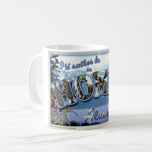 Mug Je serais plutôt en Homer Alaska (Devant gauche)
