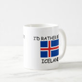 Mug Je serais plutôt en Islande (Devant droit)