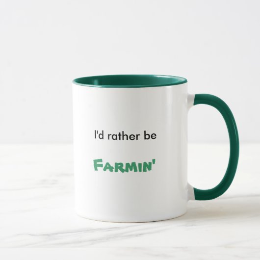 Mug Je serais plutôt, Farmin (Droite)