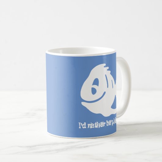 Mug Je serais plutôt phishing drôle (Devant droit)