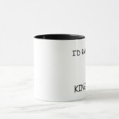 Mug Je serais plutôt un martin-pêcheur (Centre)