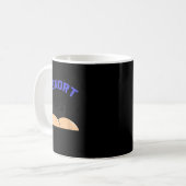 Mug Je snorte Crack Skeleton drôle de crâne fessier So (Devant gauche)