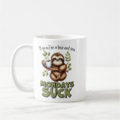 Mug "Je sortirai sur un membre et dirai "Mois Suck" (Gauche)