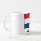 Mug Je souhaite que j'aie été néerlandais ! (Gauche)