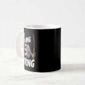 Mug Je souhaite que je pêchais  (Devant gauche)
