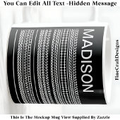 Mug Je Souhaite Que Je Tisse & Message Caché 092W