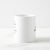 Mug Je souris parce que vous êtes dans ma vie - Person (Centre)