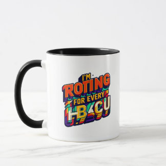 Mug Je soutiens chaque HBCU - Bold Black College Pr