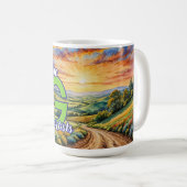Mug Je soutiens la guilde d'art de Topeka (Devant droit)