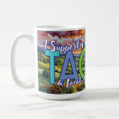 Mug Je soutiens la guilde d'art de Topeka (Gauche)