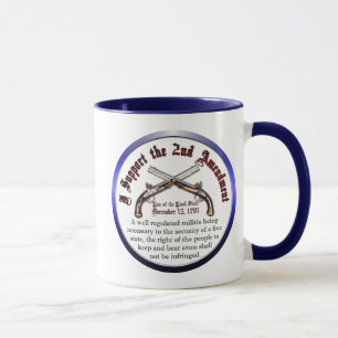 Mug Je soutiens le deuxième amendement