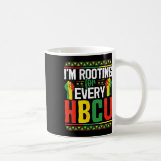 Mug Je soutiens pour chaque Hbcu Mois d'Histoire Noire