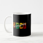 Mug Je soutiens pour chaque Hbcu Mois d'Histoire Noire (Gauche)