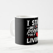 Mug Je Stab Personnes Pour Un Technicien De Dialyse Vi (Devant gauche)