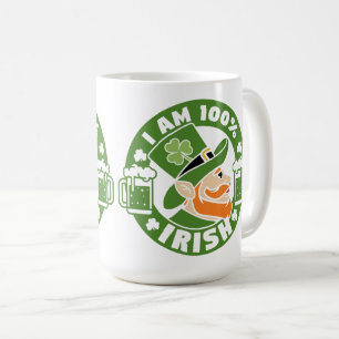 Mug Je suis 100% irlandais
