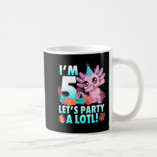 Mug Je suis 5 Faisons la fête Un Lotl mignon cadeau Ax