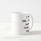 Mug Je suis à deux pas d'une piscine (Devant droit)