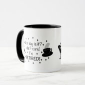 Mug Je suis à la retraite (Devant gauche)