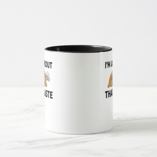 Mug Je suis à propos de cette casserole (Centre)