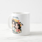 Mug Je suis à vous Aucun remboursement Couple Valentin (Devant gauche)