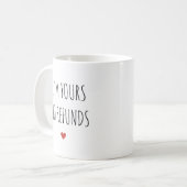 Mug Je suis à vous Pas de remboursement Saint Valentin (Devant gauche)