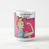 Mug Je suis AE Warrior Strong! muqueuse (Centre)