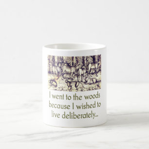 Mug Je Suis Allé Aux Bois - Citation