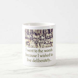 Mug Je Suis Allé Aux Bois - Citation