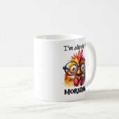 Mug Je suis allergique aux matins ! (Devant droit)