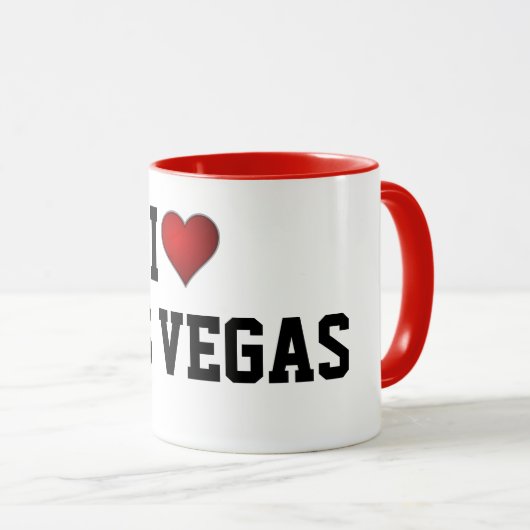 MUG JE SUIS AMOUREUX DE LAS VEGAS (Devant droit)