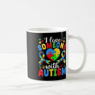 Mug Je suis amoureux de quelqu'un avec un puzzle en fo