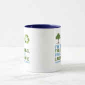 Mug Je suis arbre-étreindre, la hippie pour (Centre)