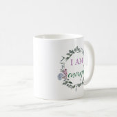 Mug Je Suis Assez Inspirant Affirmation (Devant droit)