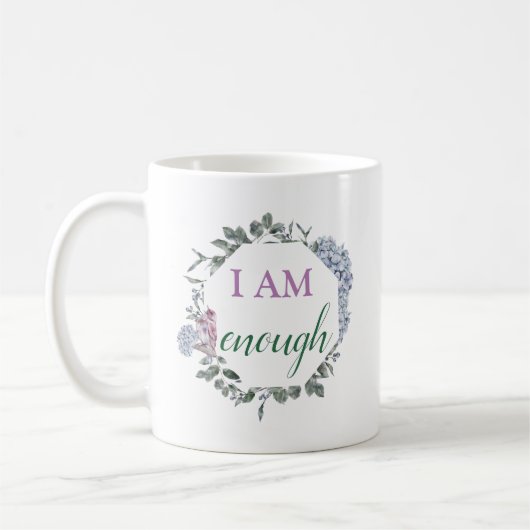 Mug Je Suis Assez Inspirant Affirmation (Gauche)