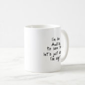 Mug Je suis Auditeur pour gagner du temps, supposons j (Devant droit)