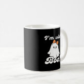 Mug Je suis avec Boo style rétro drôle (Devant droit)