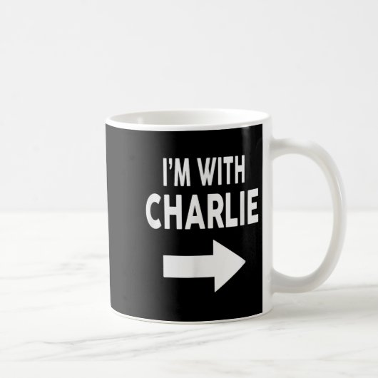 Mug Je suis avec Charlie Name (Droite)