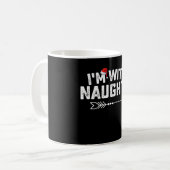Mug Je suis avec des couples coquins de Noël (Devant gauche)