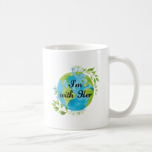 Mug Je suis avec elle (Droite)