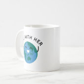 Mug Je suis avec elle (Devant gauche)
